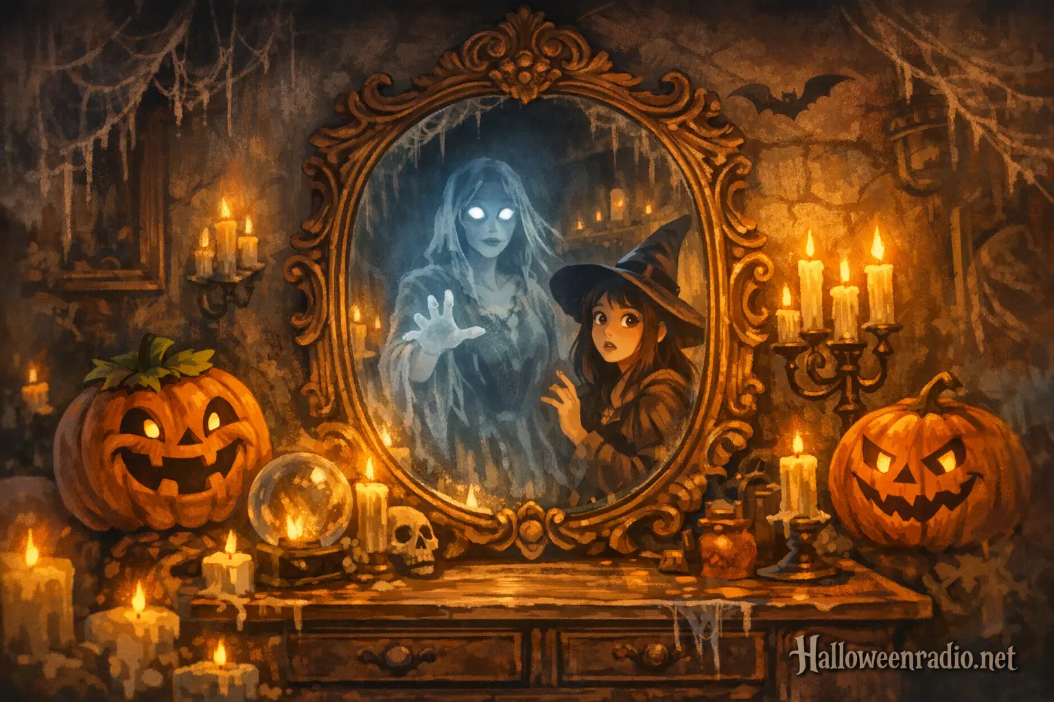 How to create a 'haunted' mirror effect using Pepper's ghost